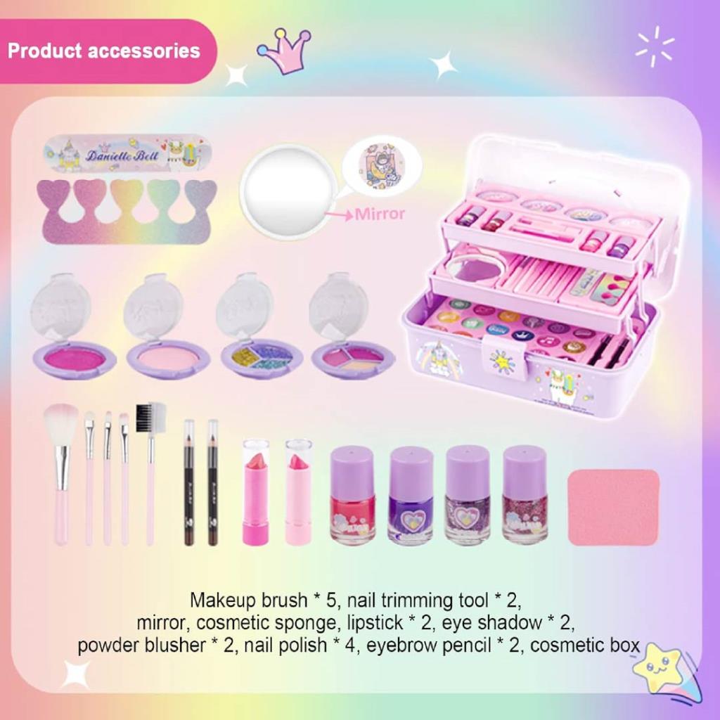 Kids Princess Makeup Beauty Case Set